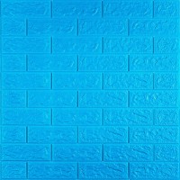 Самоклеюча 3D панель під Синю цеглу 700х770х5мм 