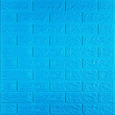 Самоклеюча 3D панель під Синю цеглу 700х770х5мм 