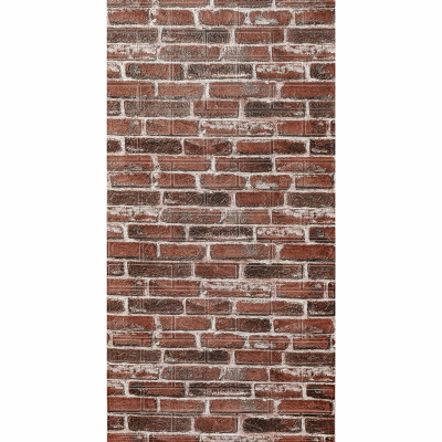 Самоклеюча 3D панель під червоний катеринослав цегла в рулоні 3080x700x3мм