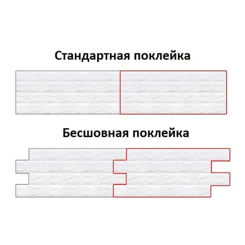 Самоклеюча 3D панель «Сіро-синя цегла Катеринослав» 700×770×3 мм (1165)