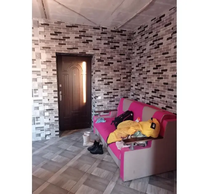 Самоклеюча 3D панель під сіру цеглу катеринослав 700х770х3мм 