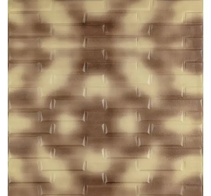 Самоклеюча декоративна 3D панель леопардова кладка 700х770х4мм