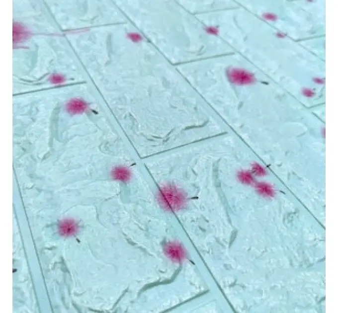 Самоклеюча  3D панель під цегла Кульбаба 700х770х4мм 