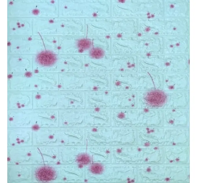Самоклеюча  3D панель під цегла Кульбаба 700х770х4мм 