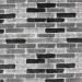 Самоклеюча 3D панель під сіру цеглу катеринослав 700х770х3мм 