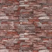 Самоклеюча 3D панель під цеглу червоний піщаник 700х770х3мм