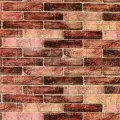 Самоклеюча 3D панель під коричневу цеглу катеринослав 700х770х3мм 