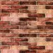 Самоклеюча 3D панель під коричневу цеглу катеринослав 700х770х3мм 
