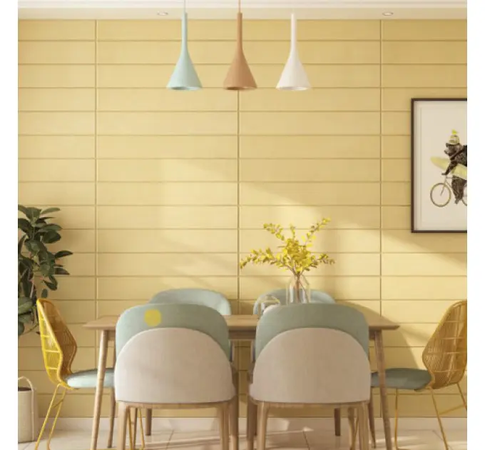 Самоклеюча 3D панель бежеве дерево 700х700х4мм 