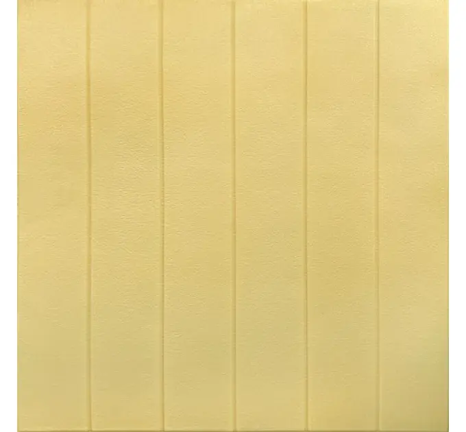 Самоклеюча 3D панель бежеве дерево 700х700х4мм 