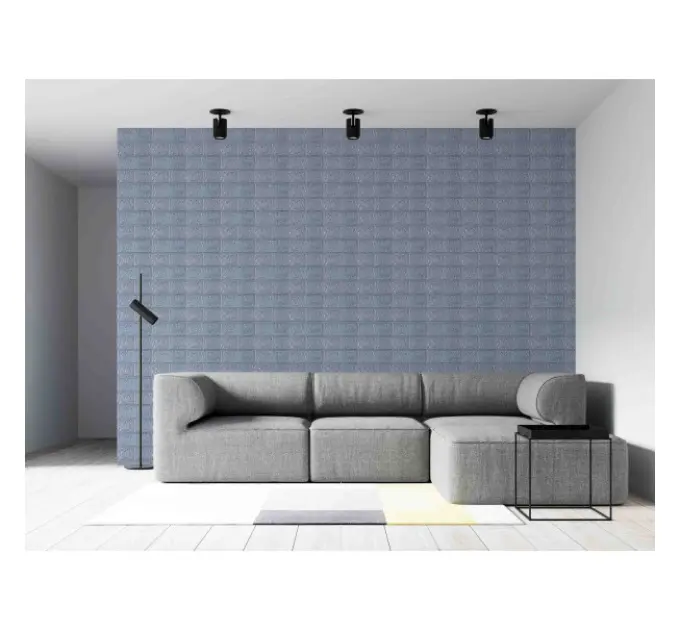 Самоклеюча декоративна 3D панель під срібну цеглу 700x770x4 мм