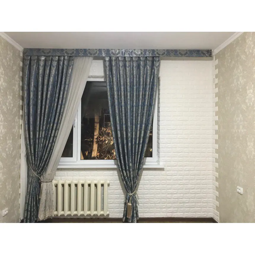 Біла самоклеюча 3D-панель під цеглу 700×770×7 мм (17)