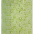 Самоклейка декоративна 3D панель під цеглу салатовий мармур 700x770x5мм 