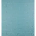 Самоклеюча декоративна 3D панель під бірюзову цеглу 700x770x5мм
