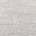 Самоклеюча декоративна 3D панель під світло-сіру цеглу смужка 700x770x5мм 
