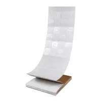 Самоклеюча 3D панель біла орнамент в рулоні 2800x700x3мм