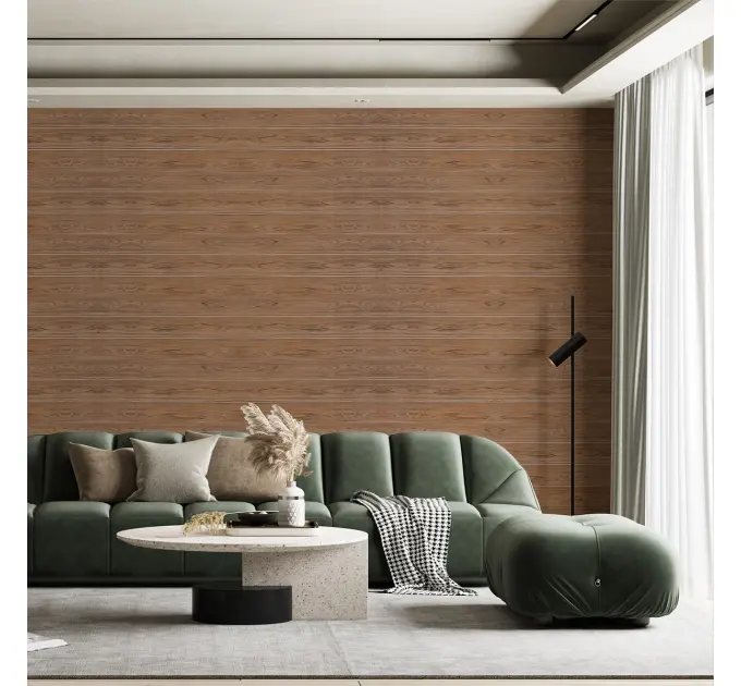 Самоклеюча декоративна 3D панель під дерево світлий дуб в рулоні 2800x700x3мм