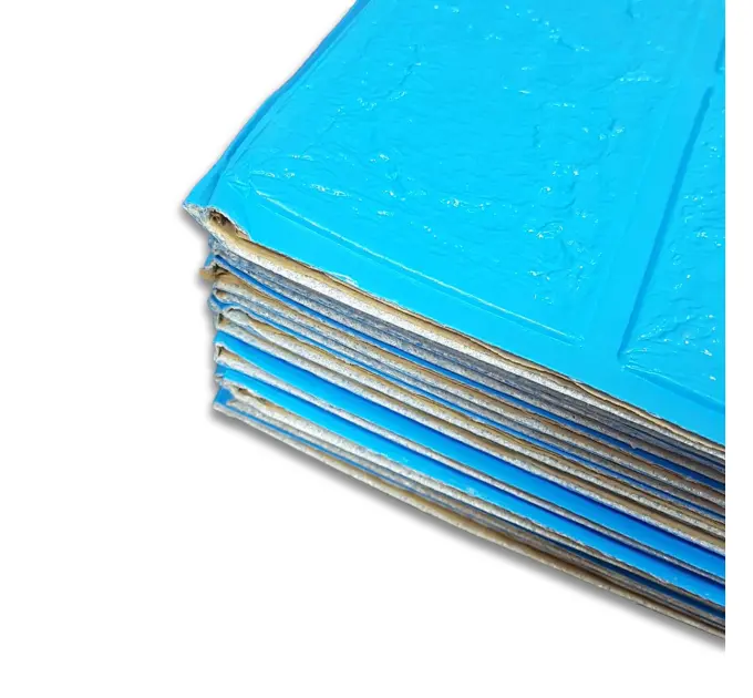 Самоклеюча декоративна 3D панель під синю цеглу в рулоні 20 м 20000x700x3мм 