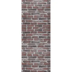 Самоклейка декоративна 3D панель під червону катеринославську цеглу в рулоні 20 м 20000x700x3мм
