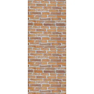 Самоклейка декоративна 3D панель під руду катеринославську цеглу в рулоні 20 м 20000x700x3мм