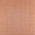 Самоклеюча декоративна 3D панель під цеглу кава з молоком 700x770x3мм (348-2)