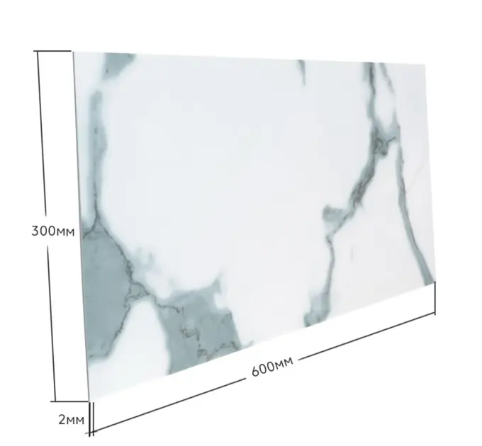 Самоклеюча стінова PET плитка 600*300*2mm, ціна за 1 шт. (PET-1671)
