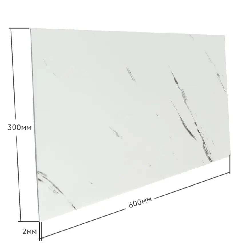 Самоклеюча стінова PET плитка 600*300*2mm, ціна за 1 шт. (PET-1679)