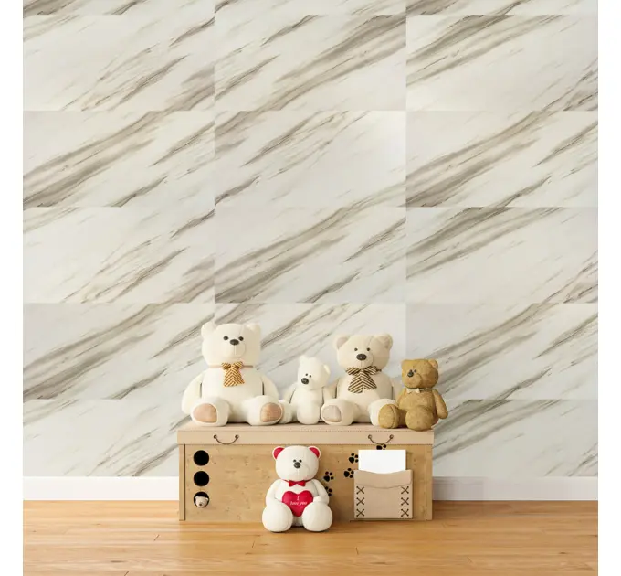 Самоклеюча стінова PET плитка 600*300*2mm, ціна за 1 шт. (PET-1680)