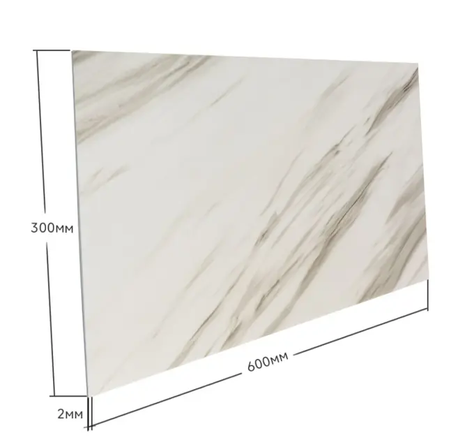 Самоклеюча стінова PET плитка 600*300*2mm, ціна за 1 шт. (PET-1680)