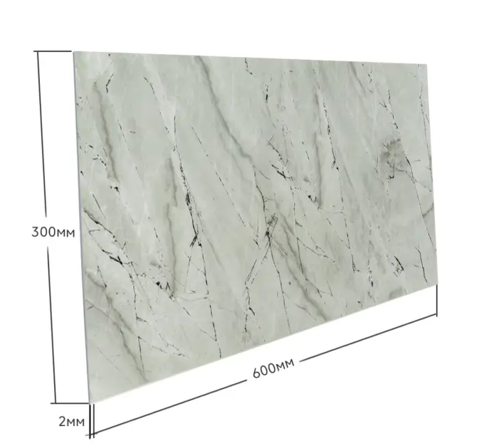 Самоклеюча стінова PET плитка 600*300*2mm, ціна за 1 шт. (PET-1682)