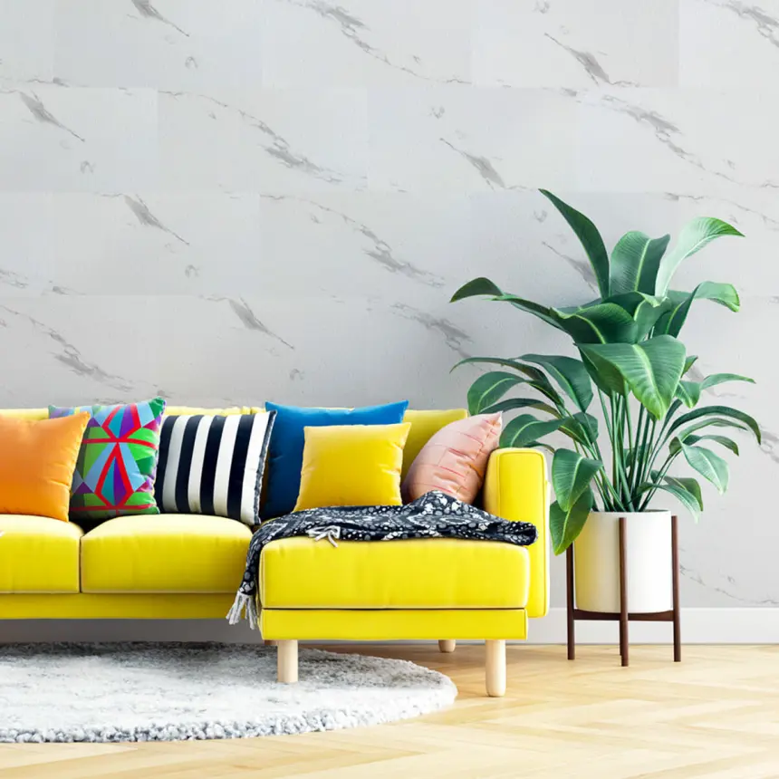 Самоклеюча стінова PET плитка 600*300*2mm, ціна за 1 шт. (PET-1684)