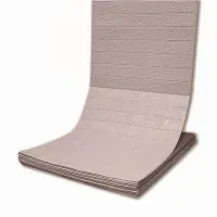 Самоклеюча декоративна 3D панель під цеглу рожеве золото в рулоні 3080x700x3 мм