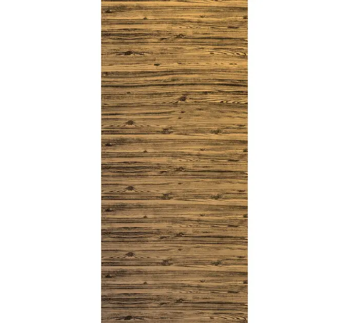 Самоклеюча декоративна 3D панель під дерево кольору золото в рулоні 2800x700x3мм