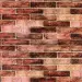 Самоклеюча декоративна 3D панель під коричневу катеринославську цеглу 700x770x2мм (179-2)