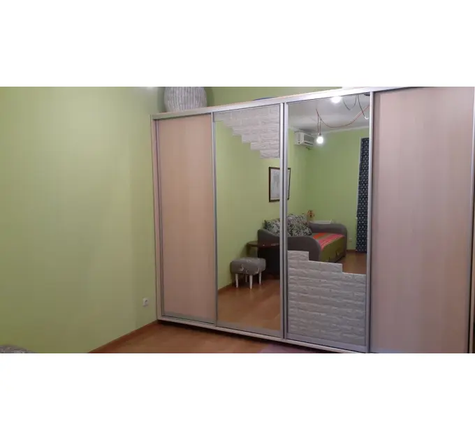 Самоклеюча декоративна 3D панель під світло-сіру цеглу смужка 700x770x3мм (330-3)