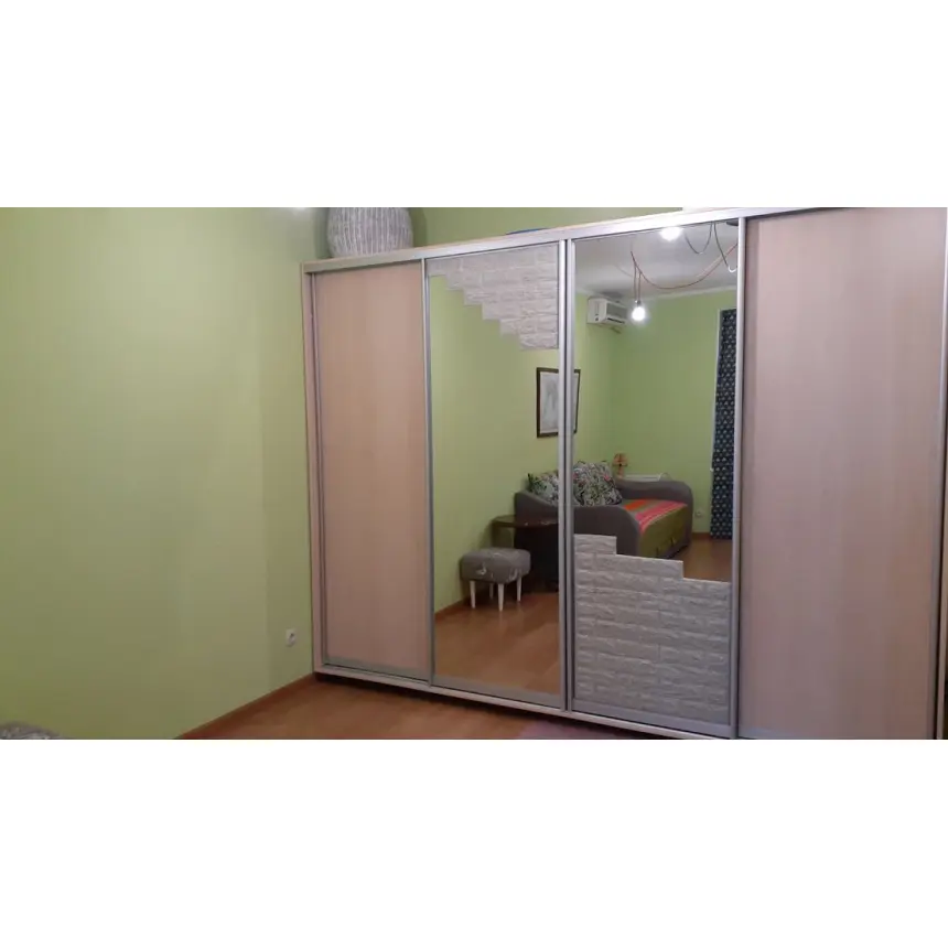 Самоклейна тонка 3D панель Світло-сіра цегла Смужка (63)