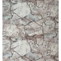 Самоклейка декоративна 3D панель під  цеглу королівський мармур 700x770x3мм (351-3)