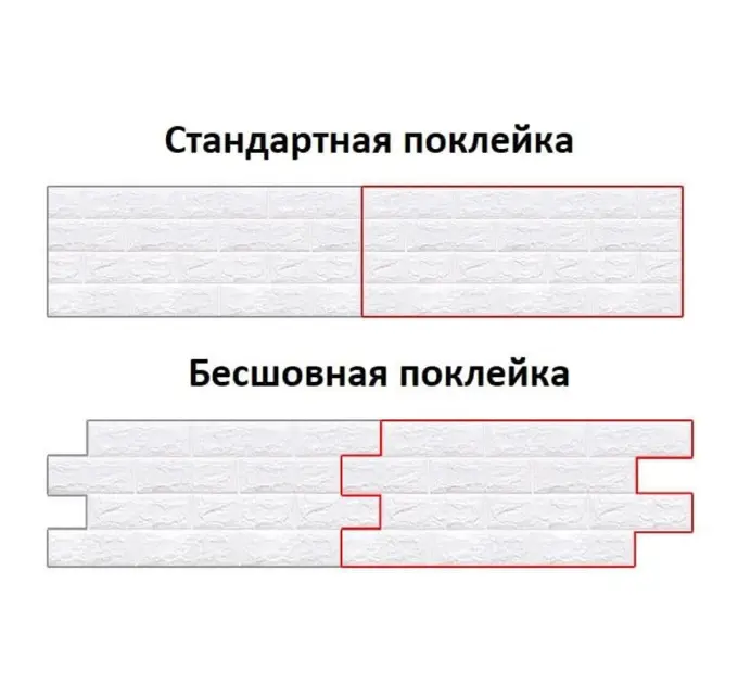 Декоративна 3D панель під цеглу