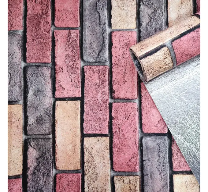 Самоклеющиеся обои кирпич 2800х500х2мм (WB-008-001) SW-00001173