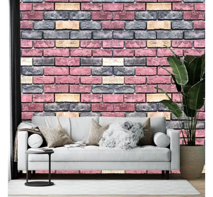 Самоклеющиеся обои кирпич 2800х500х2мм (WB-008-001) SW-00001173