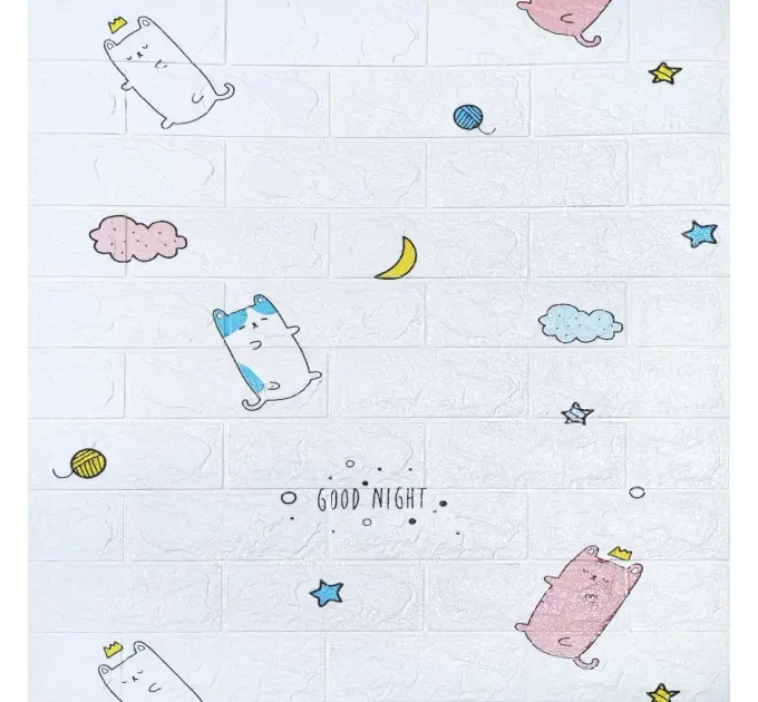 Самоклеящаяся 3D панель котята 700х770х3мм (105) SW-00001350