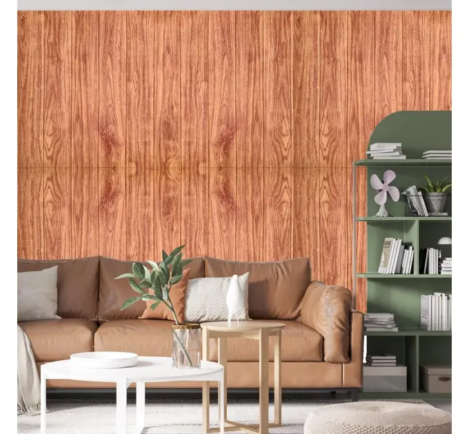 Самоклеящаяся 3D панель под персиковое дерево 700x700x4мм (386) SW-00001391