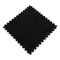 Підлога-пазл плюшевий ЧОРНИЙ 60*60*1cm