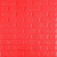 Самоклеюча 3D панель під Червону цеглу 700х770х7мм 