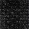 Самоклеюча 3D панель під Чорну цеглу 700x770x5мм