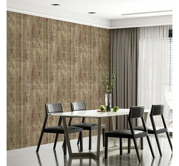 Самоклеюча декоративна 3D панель дерево Квітка 700x700x5мм