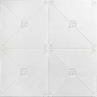 Самоклеюча стельова 3D панель плитка 700x700x4.5мм