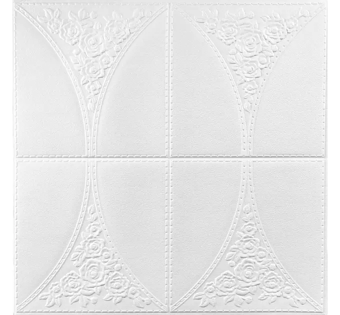 Самоклеюча декоративна настінно-стельова 3D панель 700х700х4мм