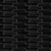 Самоклеюча 3D панель чорна кладка 700х770х7мм