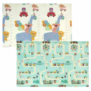 Розвиваючий килимок дитячий термо "Атракціон - Ростомір" 200х180х1см (203)